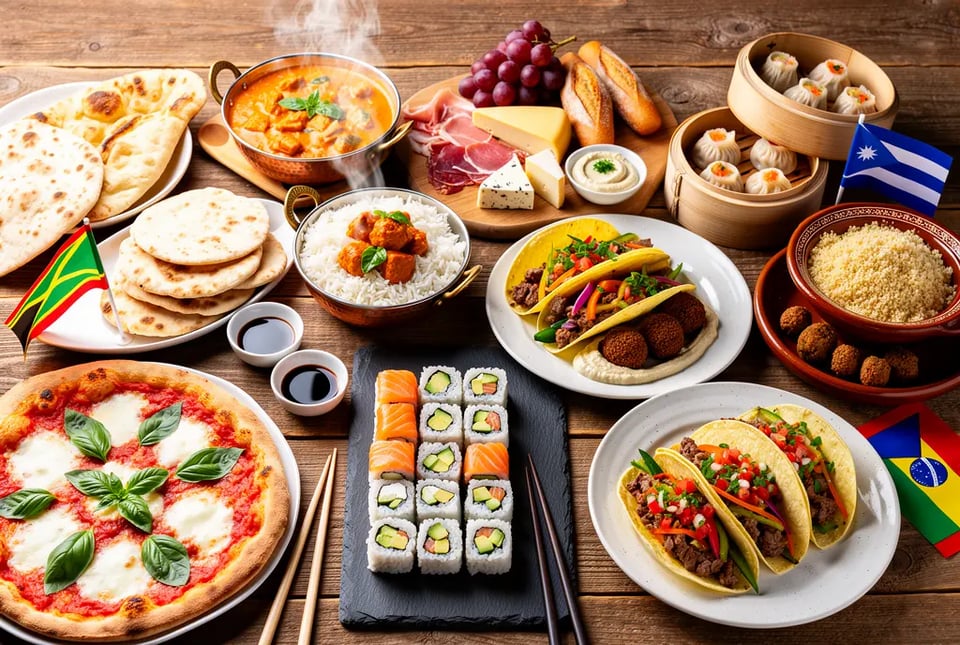 Explore Worldwide Cuisines Instantly