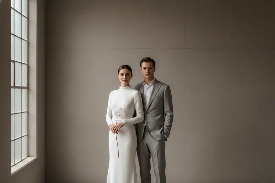 Modern & Minimal Wedding Photos