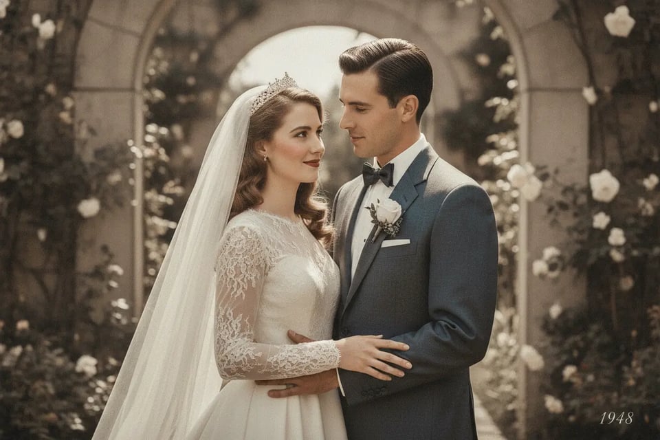 Vintage & Retro Wedding Photos