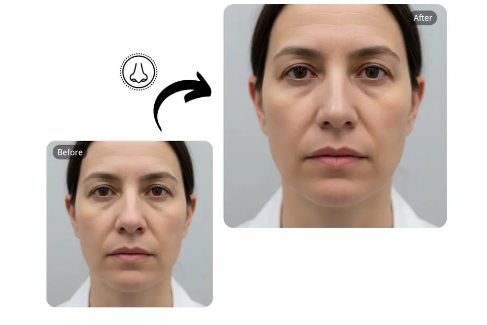 Personalized AI Nose Job Simulator for Realistic Rhinoplasty Visualization