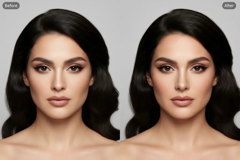 Overall Nose Symmetry Improvement for Facial Balance