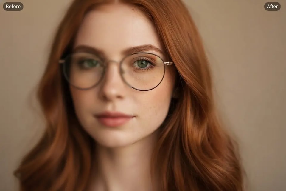 Make Portrait Images Look Clearer While Staying Natural