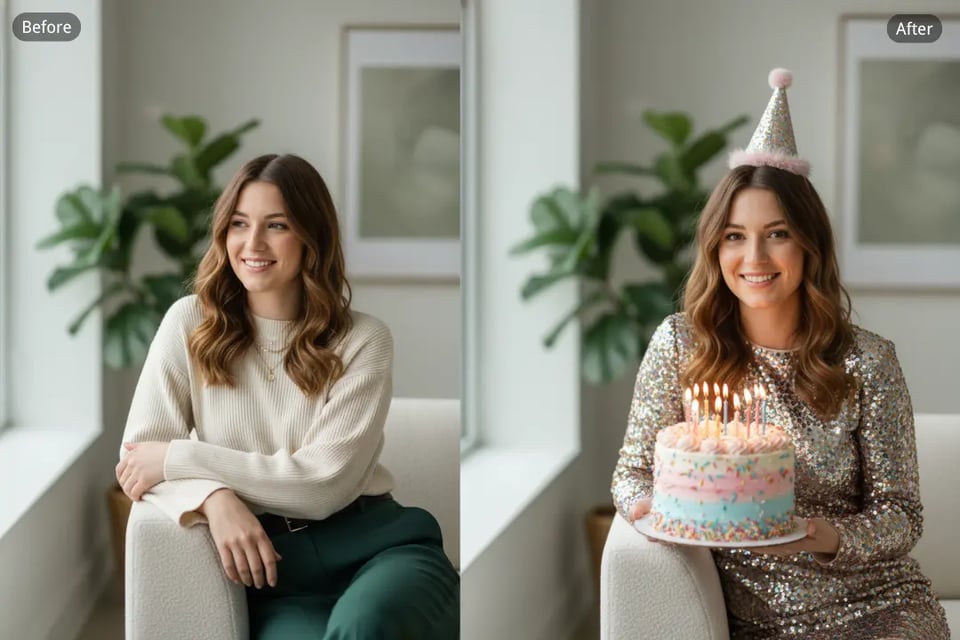 AI Birthday Photoshoot