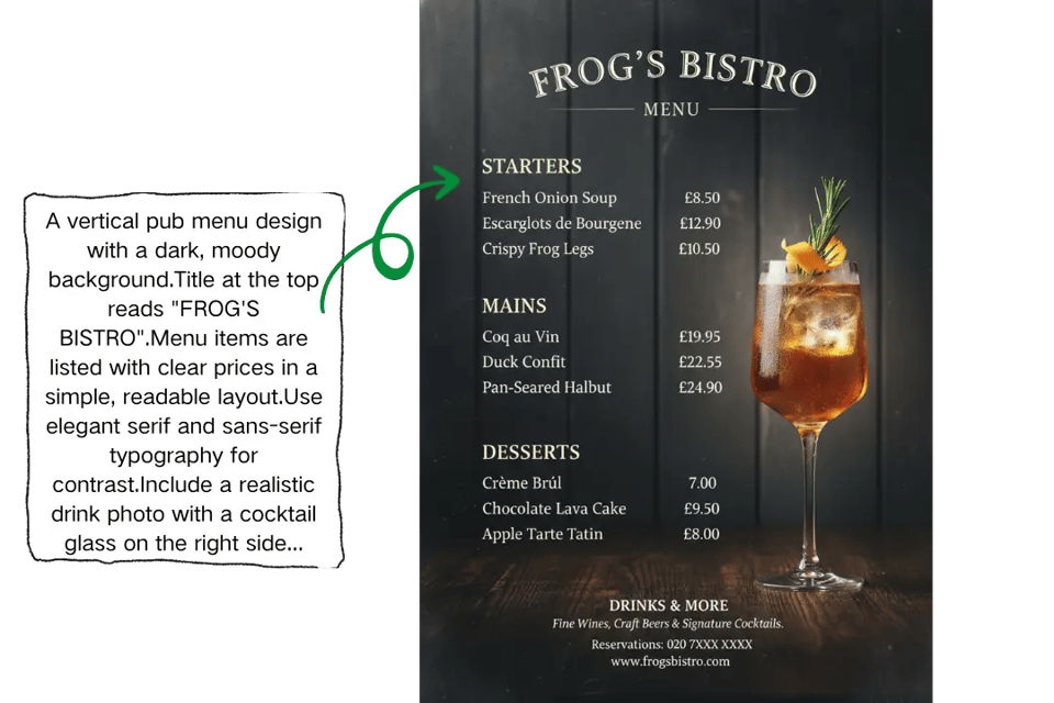 Content-First AI Menu Design with Smart Auto Layout