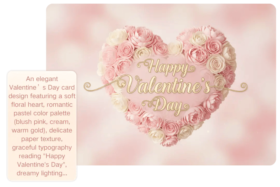 Turn Ideas Into Beautiful Cards With AI Valentine's Day Card Maker