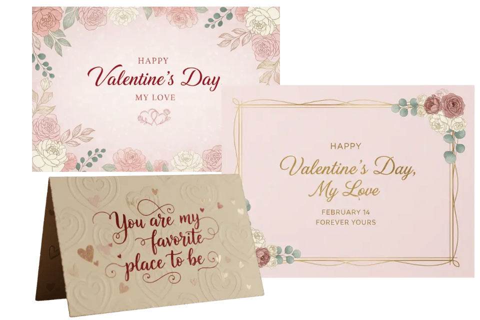 Fine-tune Style And Message Using AI Valentine's Day Card Generator