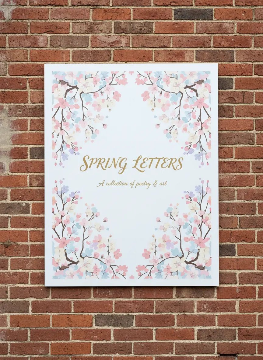 Street Poster Mockup on a Brick Wall