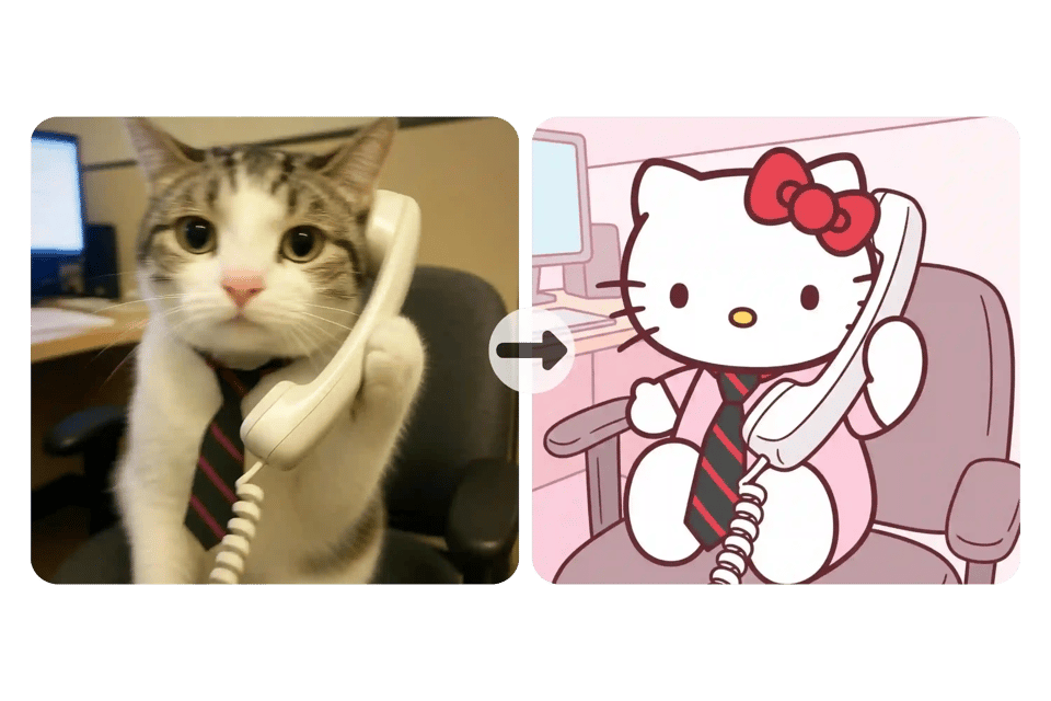 Turn Photos into Hello Kitty Characters with AI
