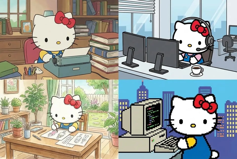 Create Your Own Hello Kitty with Custom AI Settings