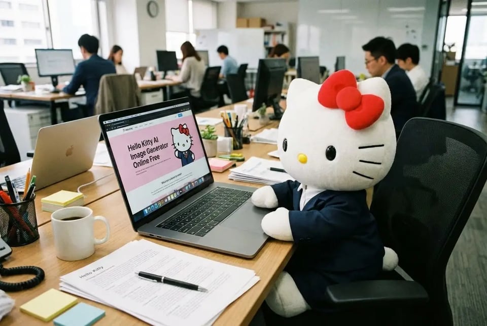 Hello Kitty AI Image Generator Online Free to Use