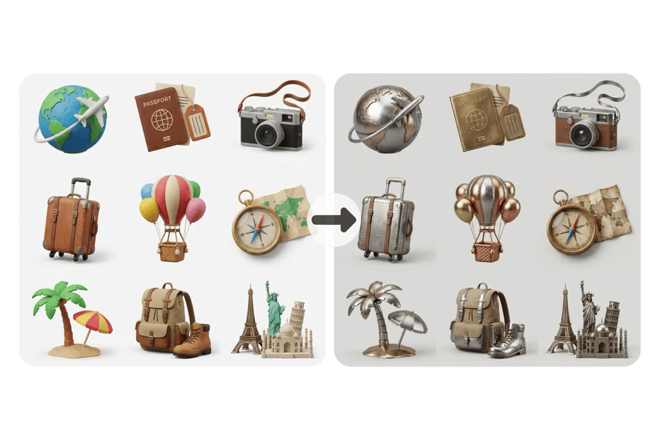 Multi-Style Customization for 3D AI Icons