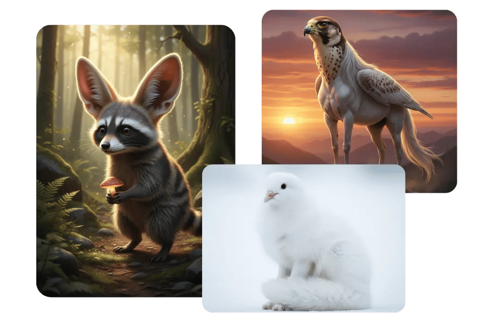 Random Animal Hybrid Generator Offering Spontaneous Inspiration