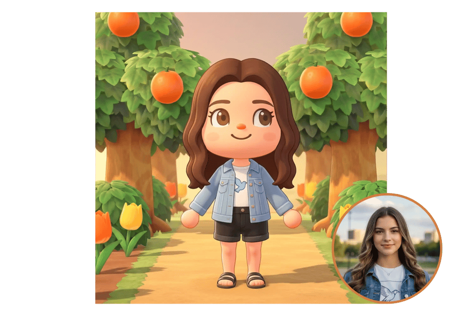 Prompt for a Photo-to-Animal Crossing OC