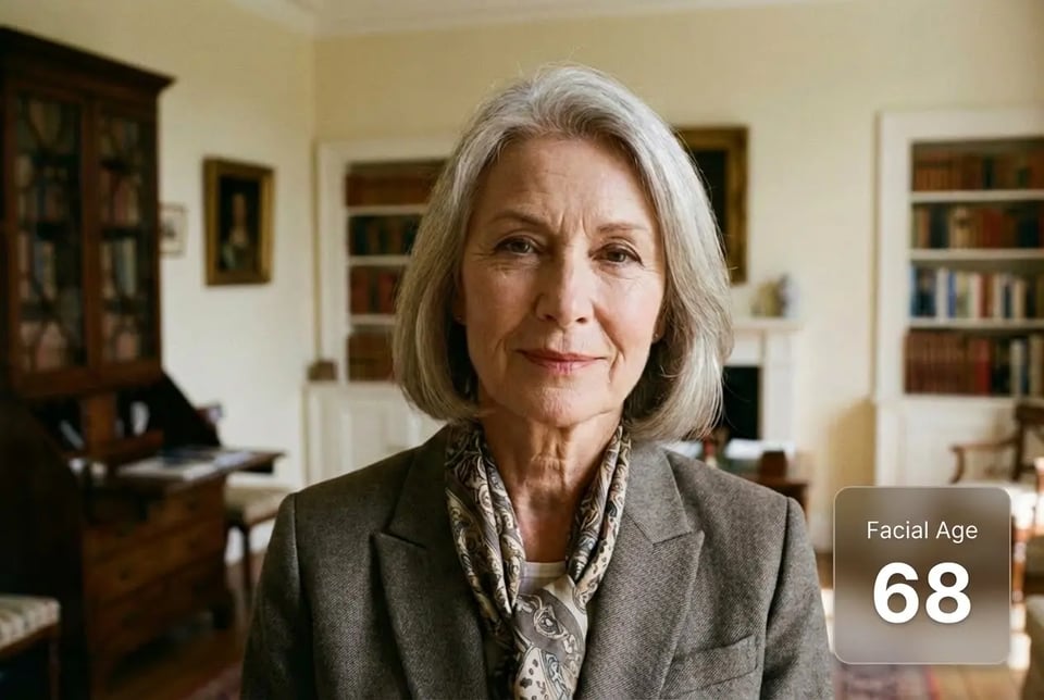 Facial Age Test for Seniors