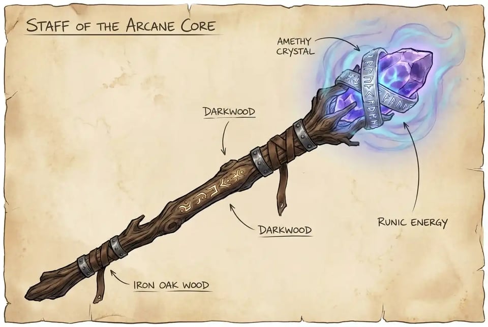 Dragon Bone War Axe for DnD Weapon AI Generator