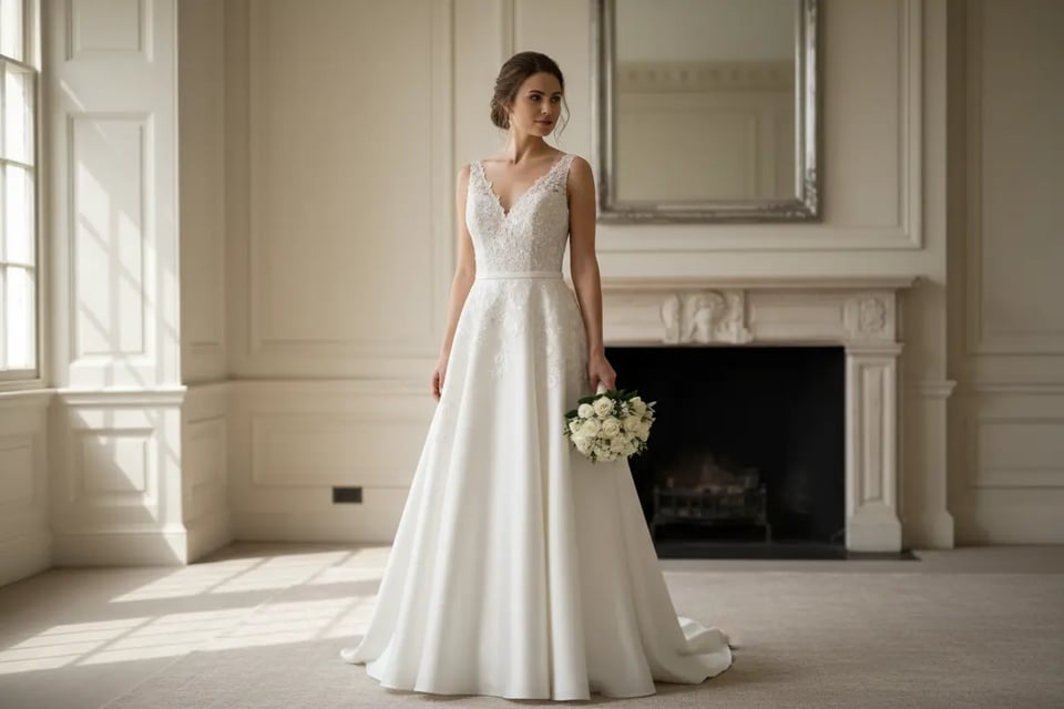 Classic A-Line Wedding Dress