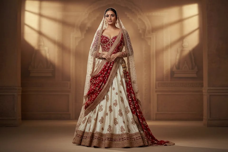 Indian Bridal Saree Wedding Dress