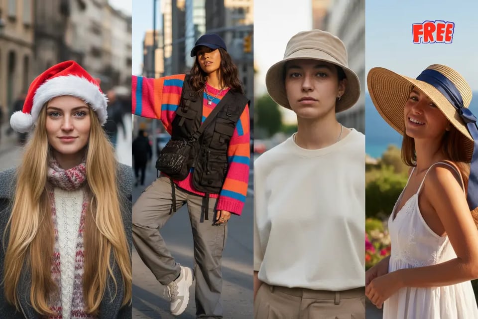 Add Hat to Photo Free That Looks Naturally Worn