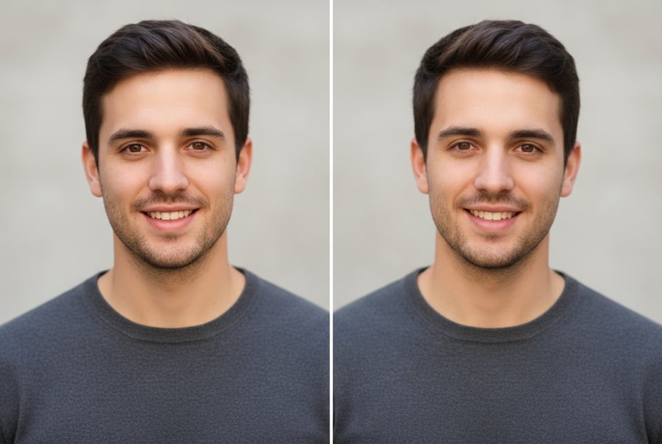 Create Side-by-Side Comparison with Inverted Filter