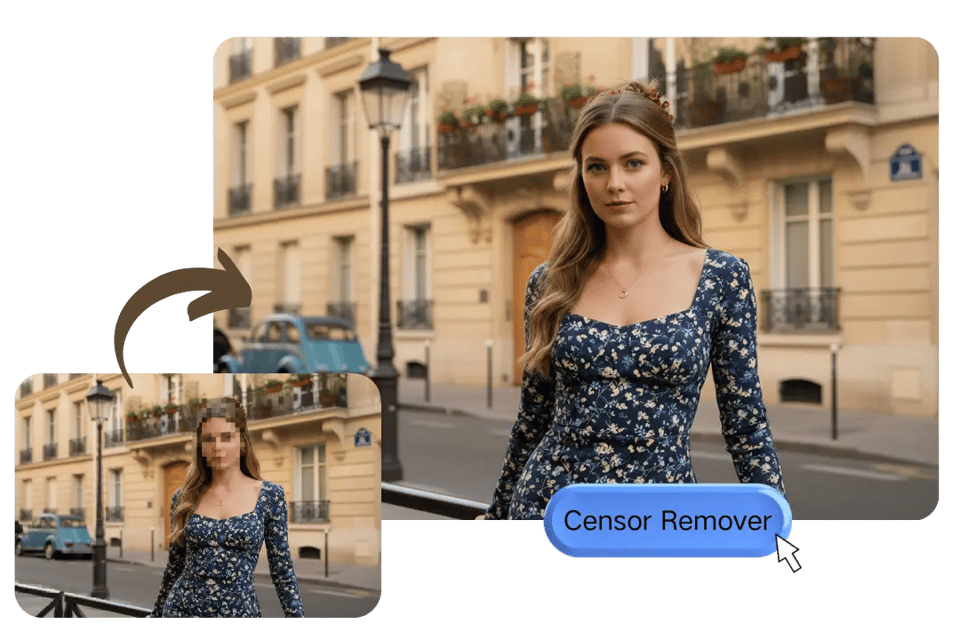 Real-timOne-Click AI Censor Remover for Fast Uncensor Picture Online