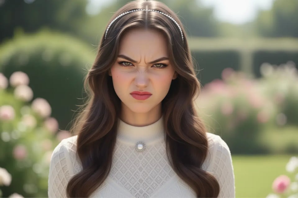 Serious Angry Expression (Clear Emotion)