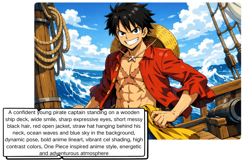 Create a Custom One Piece Character from Text  