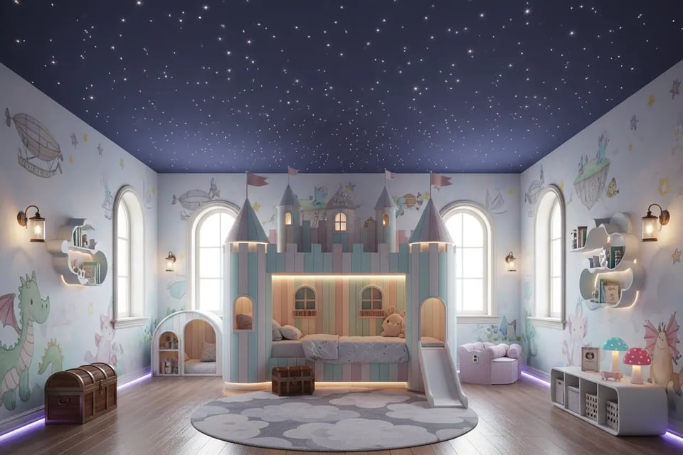 Fantasy Themed Kid’s Room Interior Design