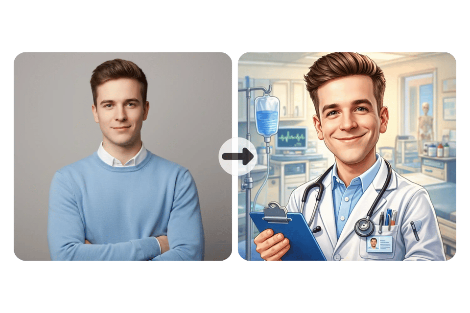 Create Caricature from Photo with High Facial Accuracy