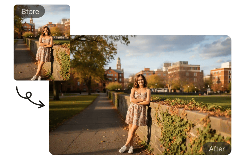 AI Portrait to Landscape Converter with High-Resolution Output