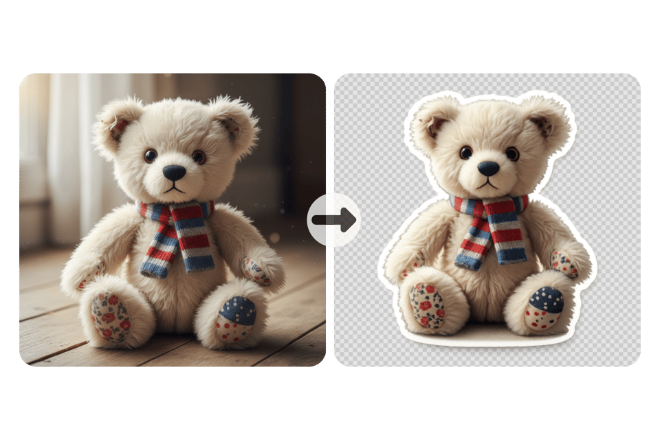 Transparent Background Export – Sticker-Ready Photo Outline Maker