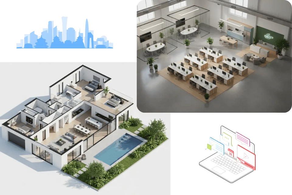 Online Building Layout Tool for Residential and Commercial Projects