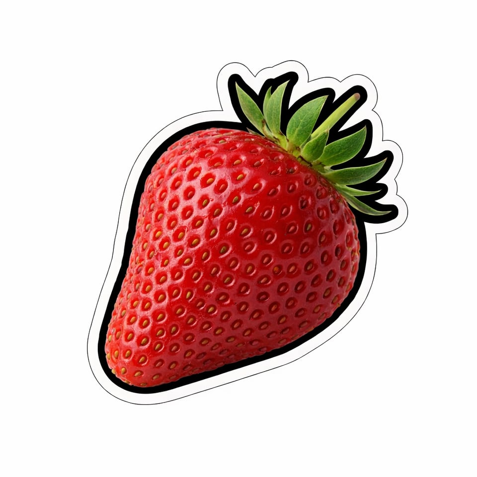 Black Outline with White Sticker Border Prompt