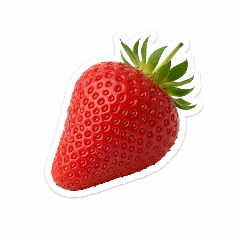 White Sticker Outline Prompt