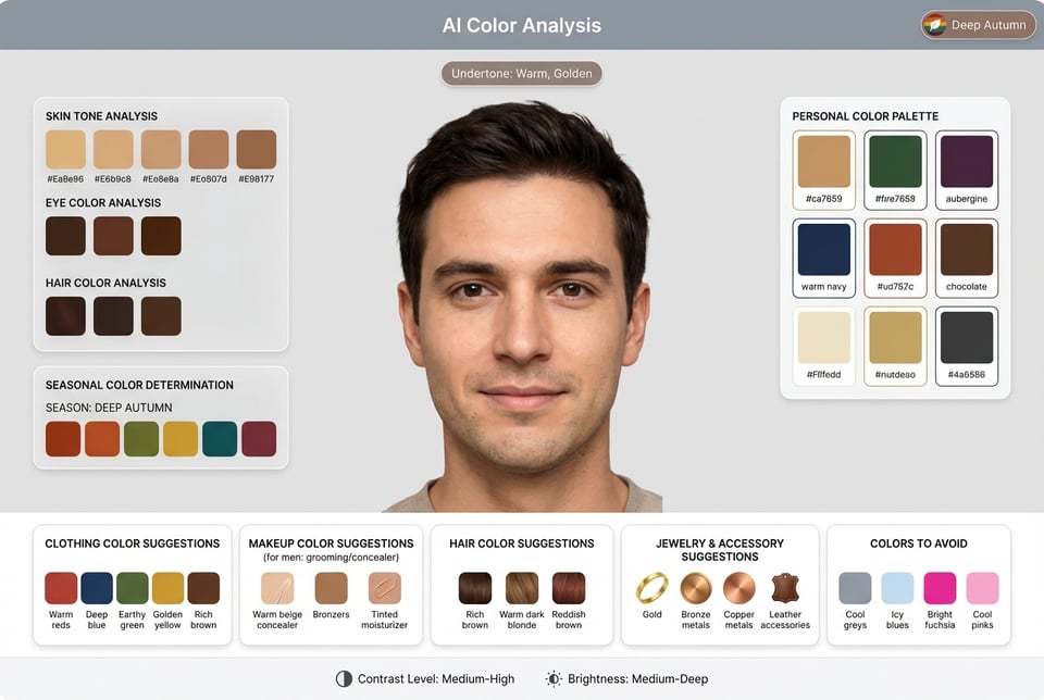 Try Bylo AI Color Analysis Online Free with One Upload