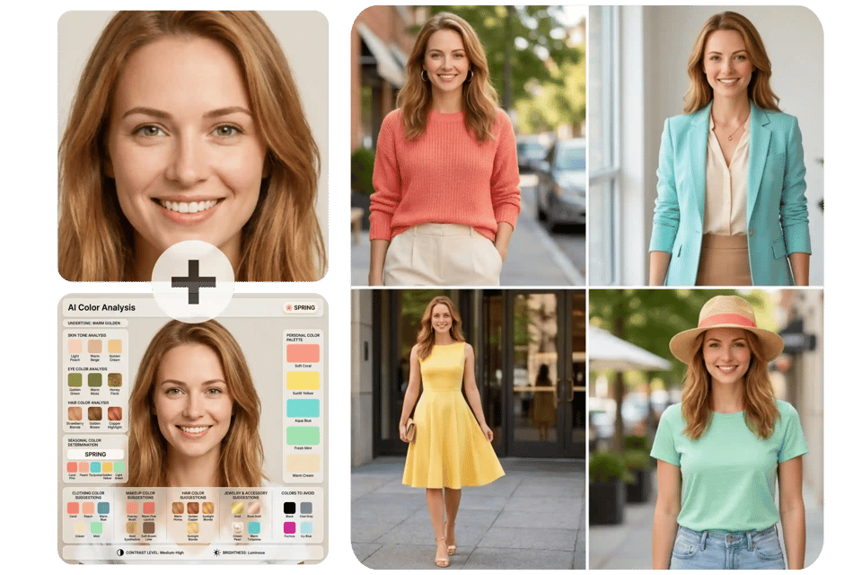 AI Color Analysis with Styling Recommendations Beyond Analysis