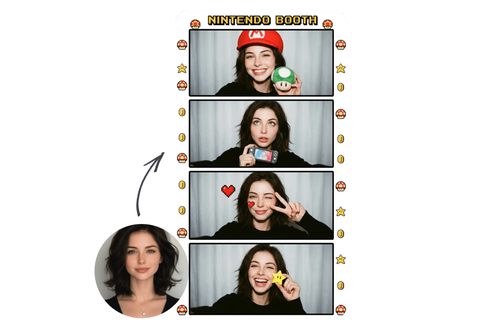 Selfie Photo Booth for Personal Style and Expression