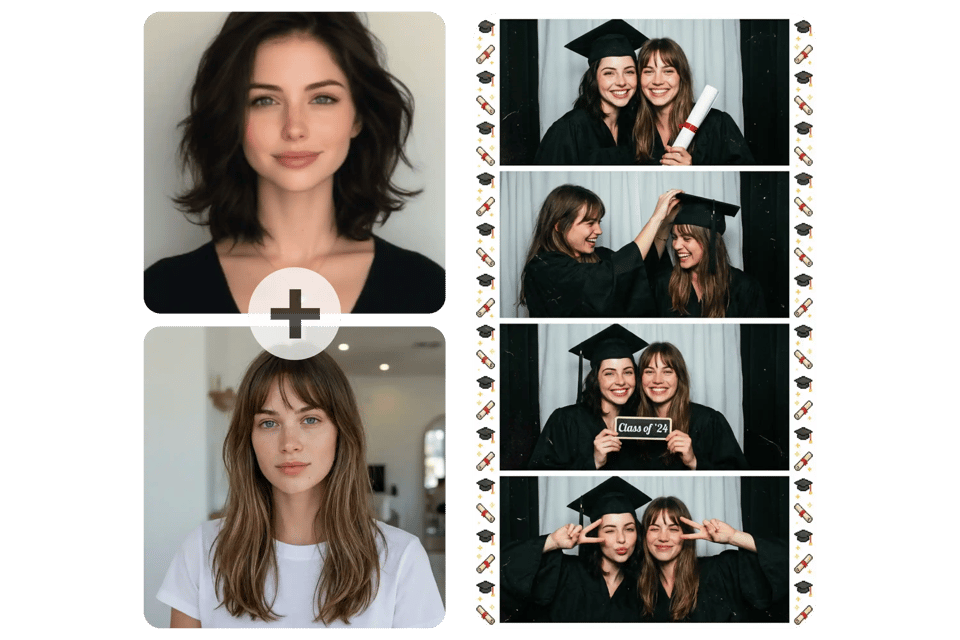 Friends and Group Photo Booth Memories