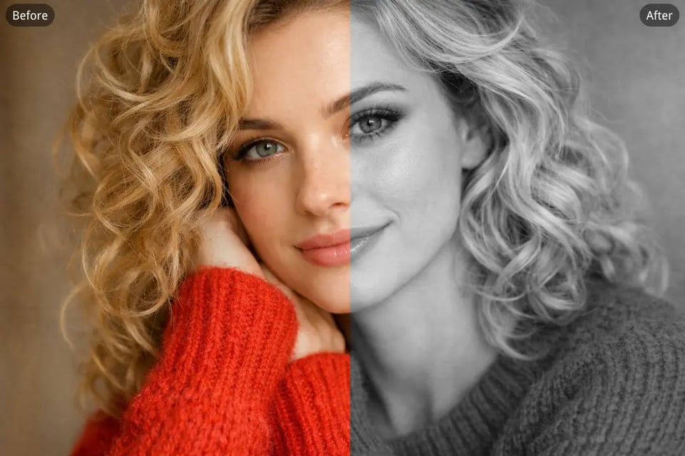 Make Image Grayscale While Preserving Detail and Texture