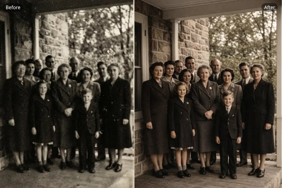 Reduce Grain in Scanned Old Photos