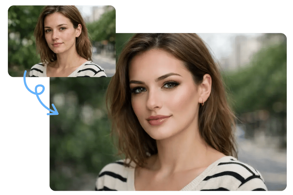 Natural-Looking Bold Glamour Filter for Portrait Photos