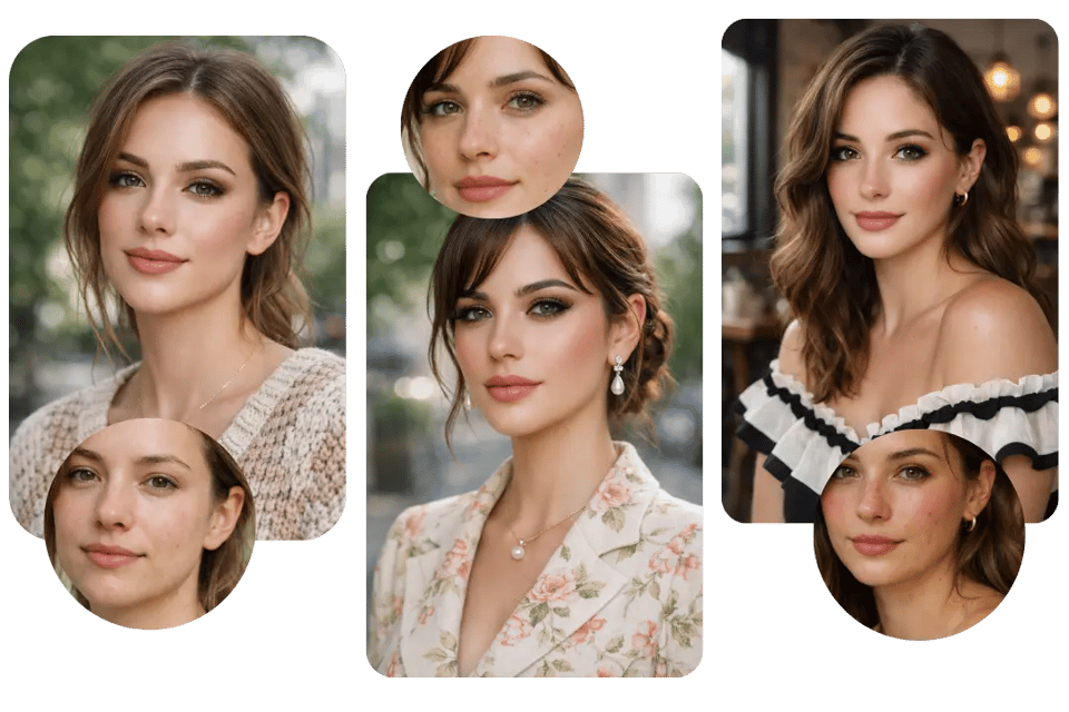 Bold Glamour Makeup Filter for Defined Facial Features