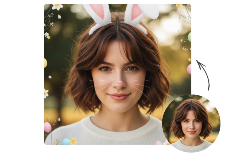 Add Bunny Ears to Photo Online Without Editing Skills