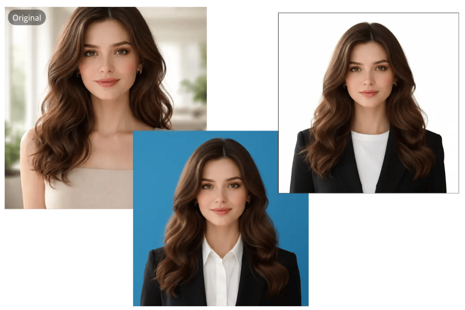 CV Photo Background Editor for Professional Resume Photos