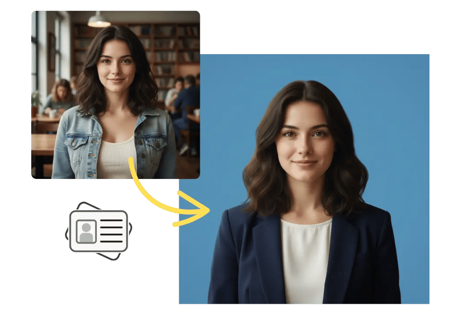 Resume Portrait Editor for Natural Facial Retouching