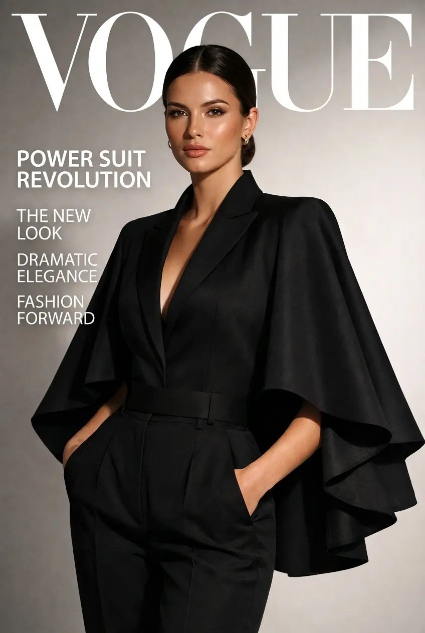 Power Suit Editorial Vogue Cover