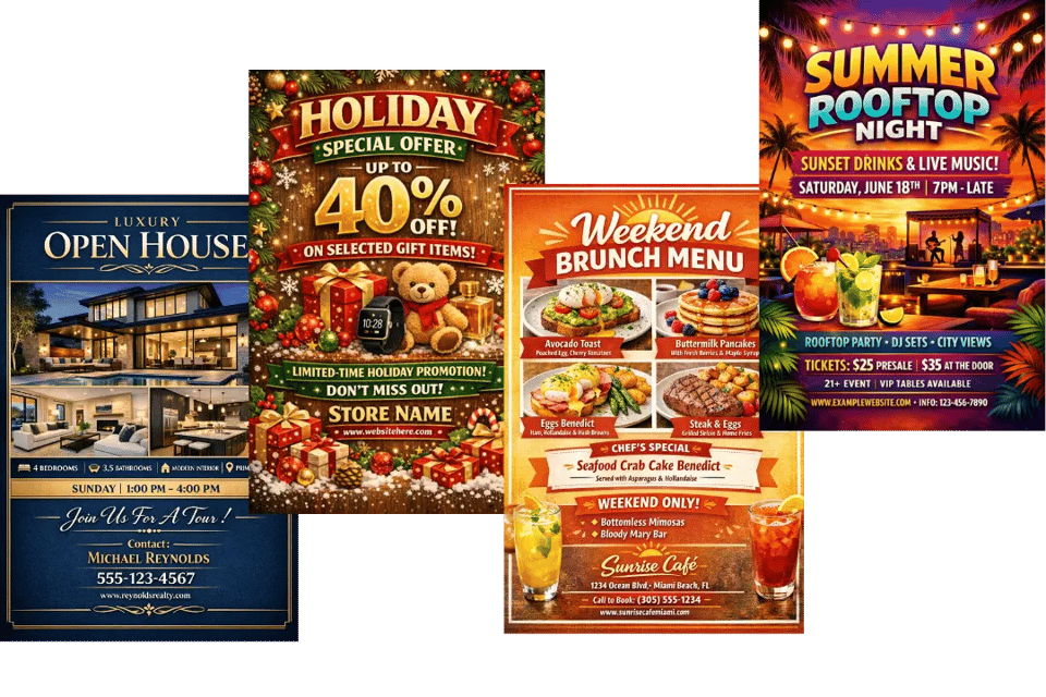 AI Flyer Maker for Custom, High-Quality Flyers