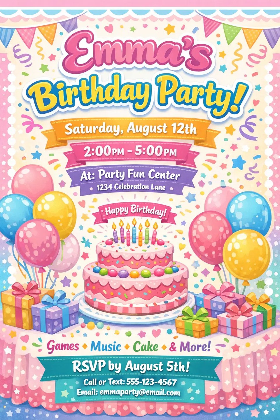 Birthday Flyer