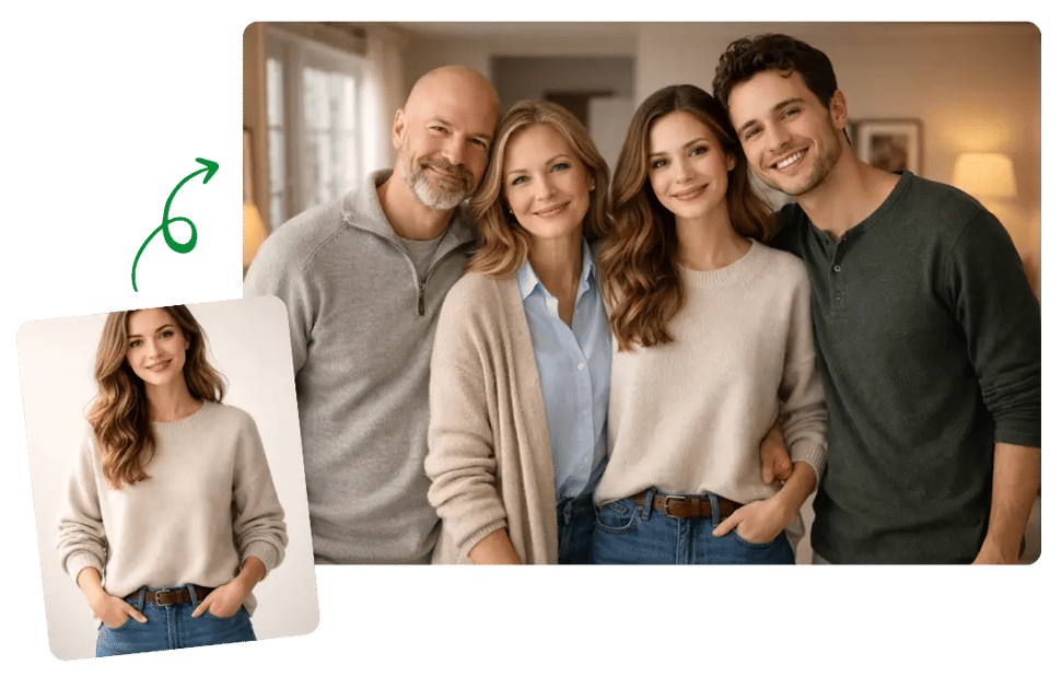 Create a Virtual Group Photo from One Picture