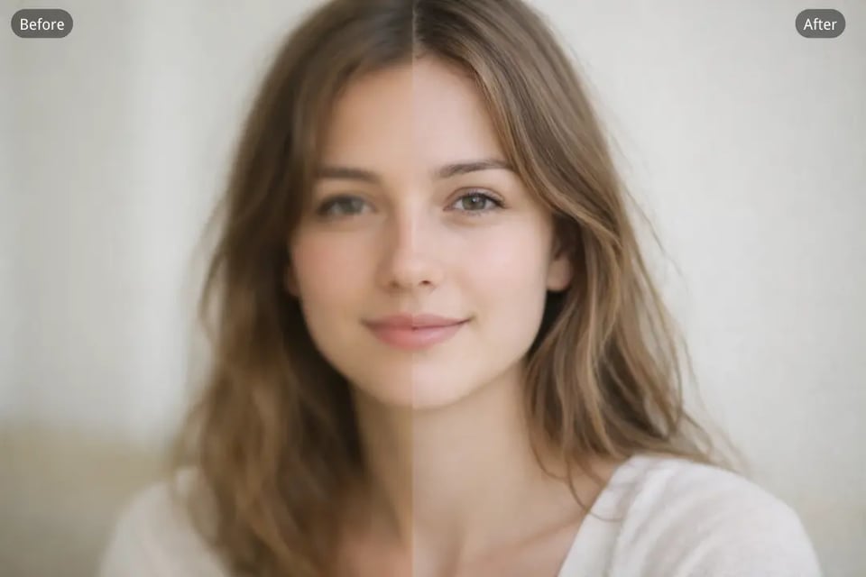 Sharpen Portrait Photos for Clearer Facial Details