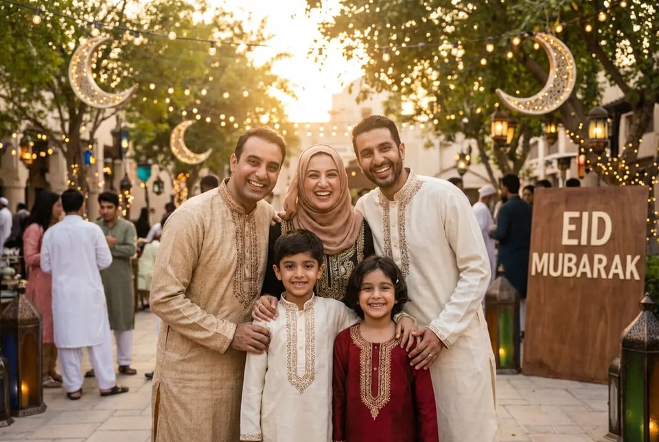 Warm Family Celebration